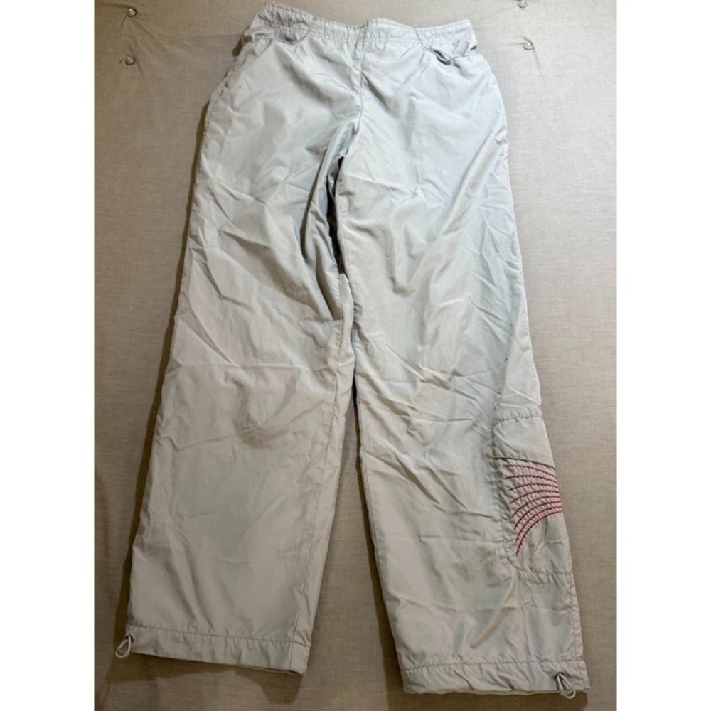 Vintage Nike Pants Mens Medium Gray Cargo Drawstring Grey Tag Windbreaker‎